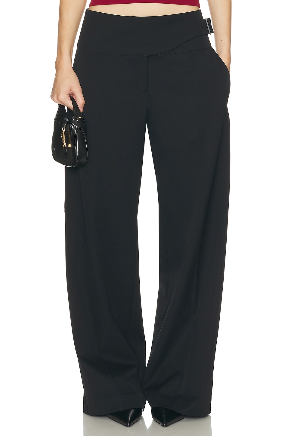 Image 1 of St. Agni Cummerbund Pant in Black