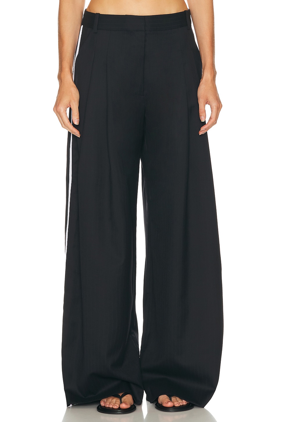 St Agni Side Stripe Homme Pant In Multi
