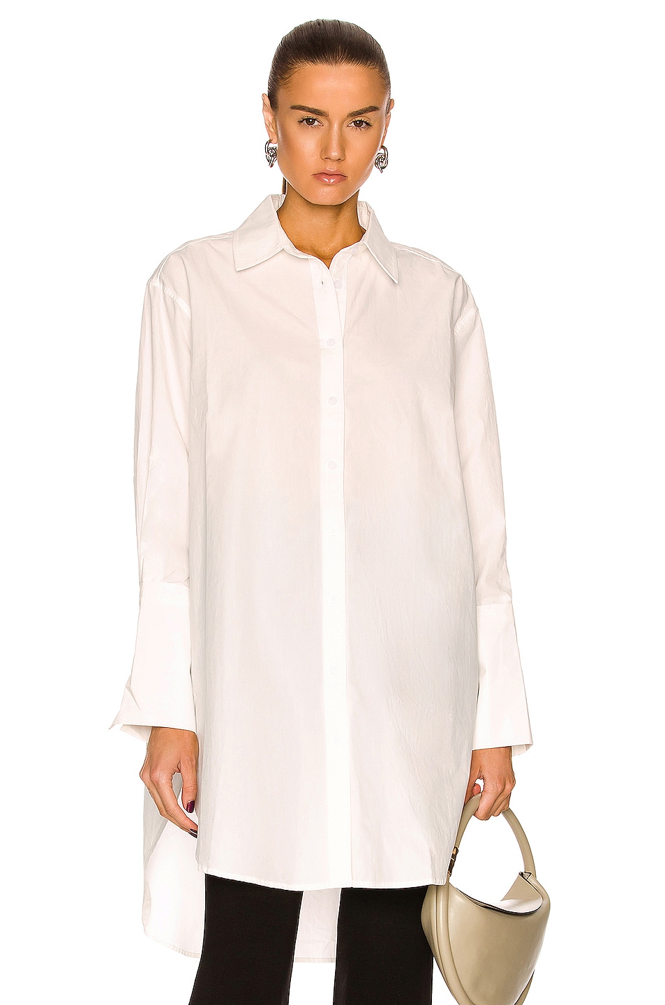 Image 1 of St. Agni Oversized Shirt in White