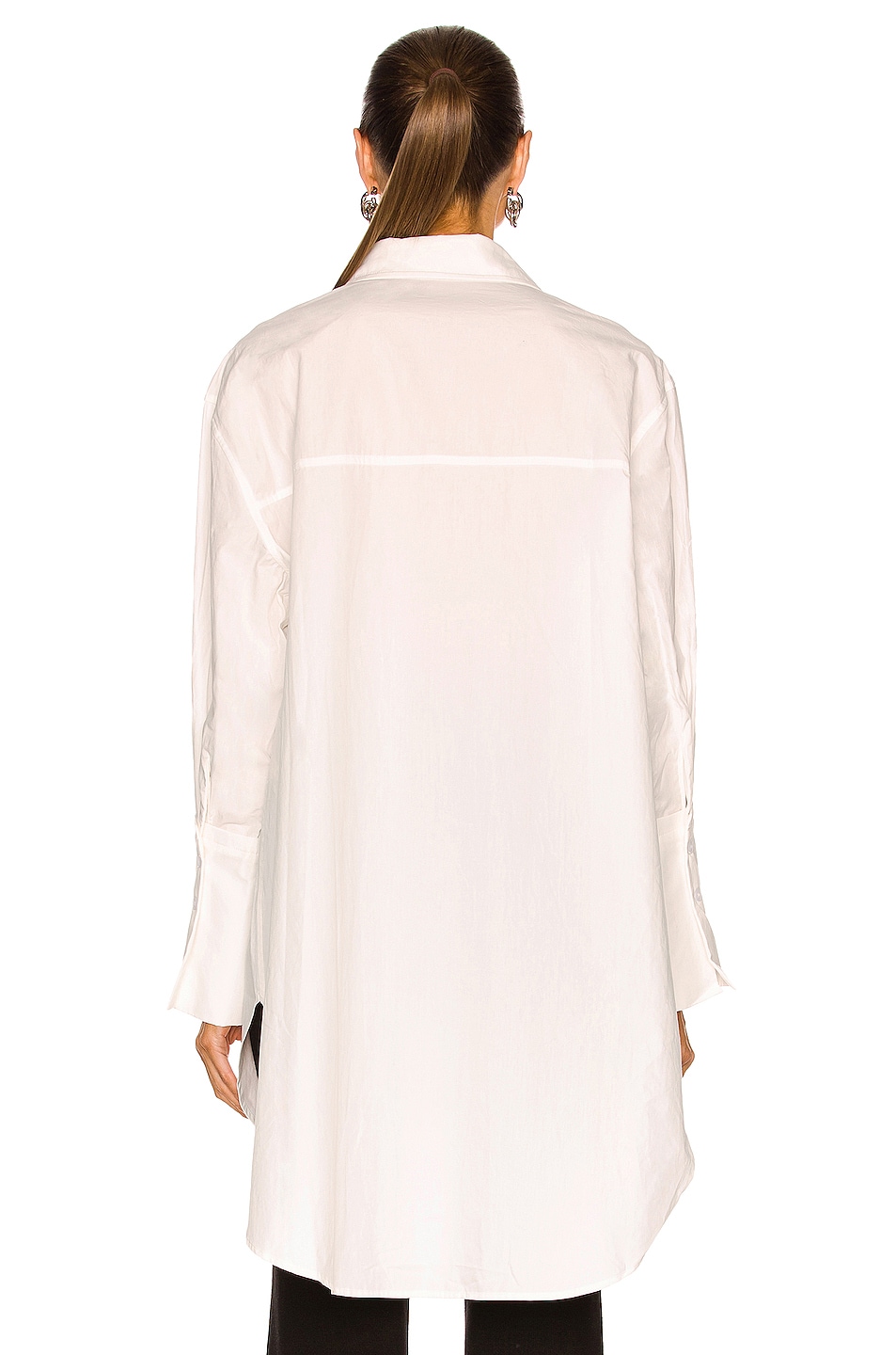 St. Agni Oversized Shirt in White | FWRD