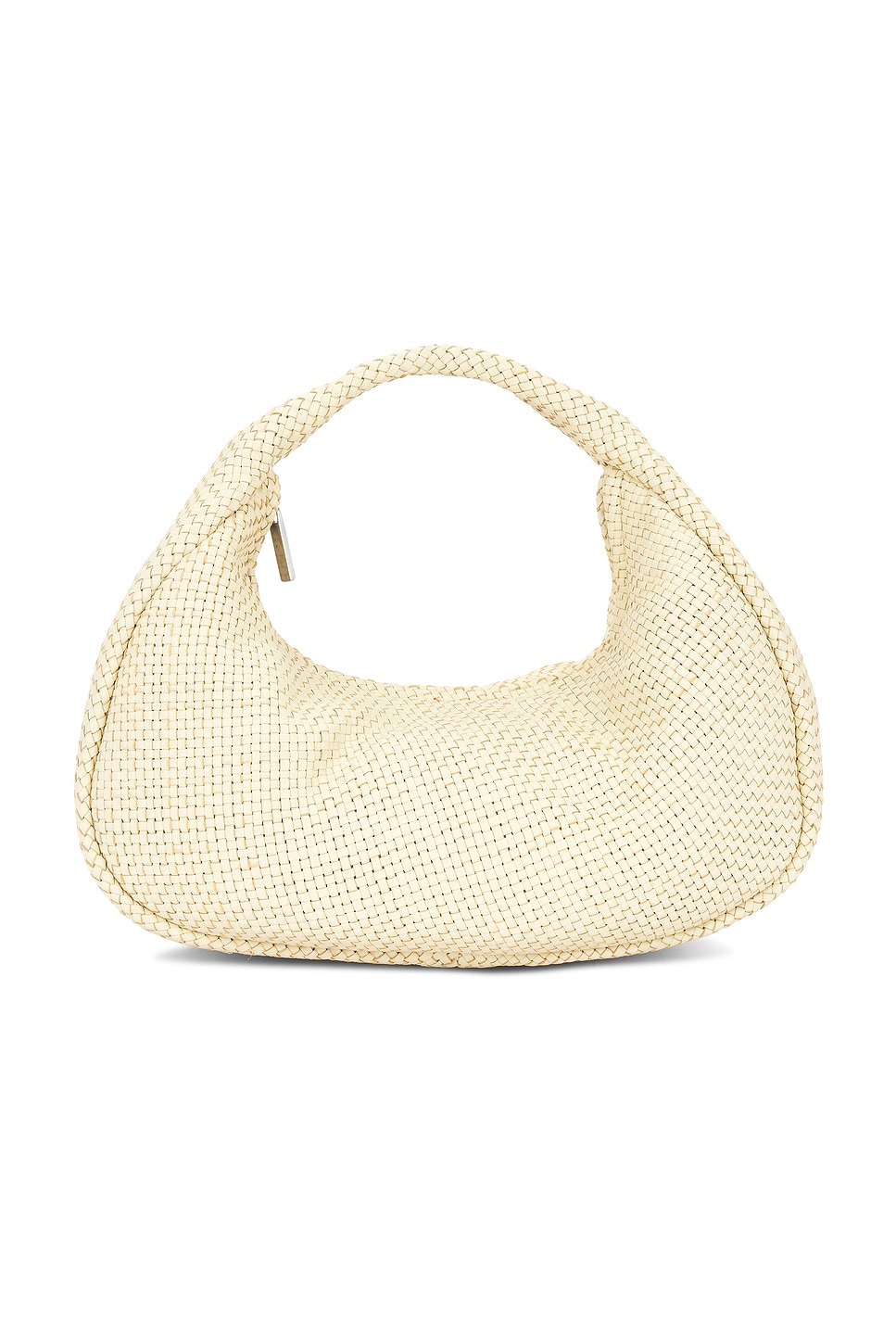 Shop St Agni Woven Bon Bon Bag In Butter