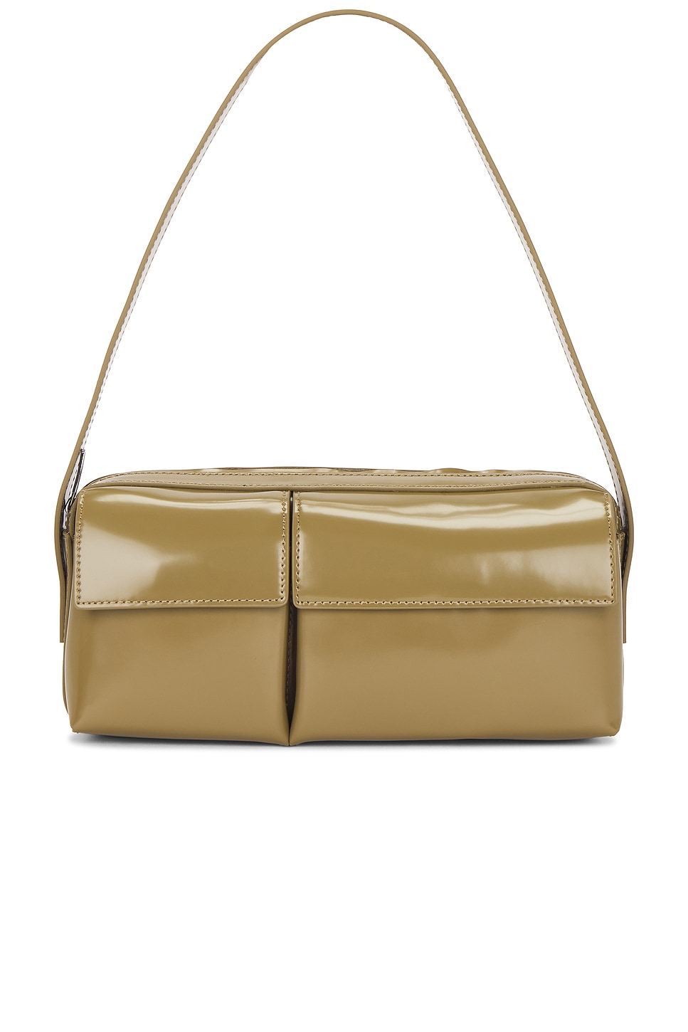90s Utility Shoulder Bag in Taupe
