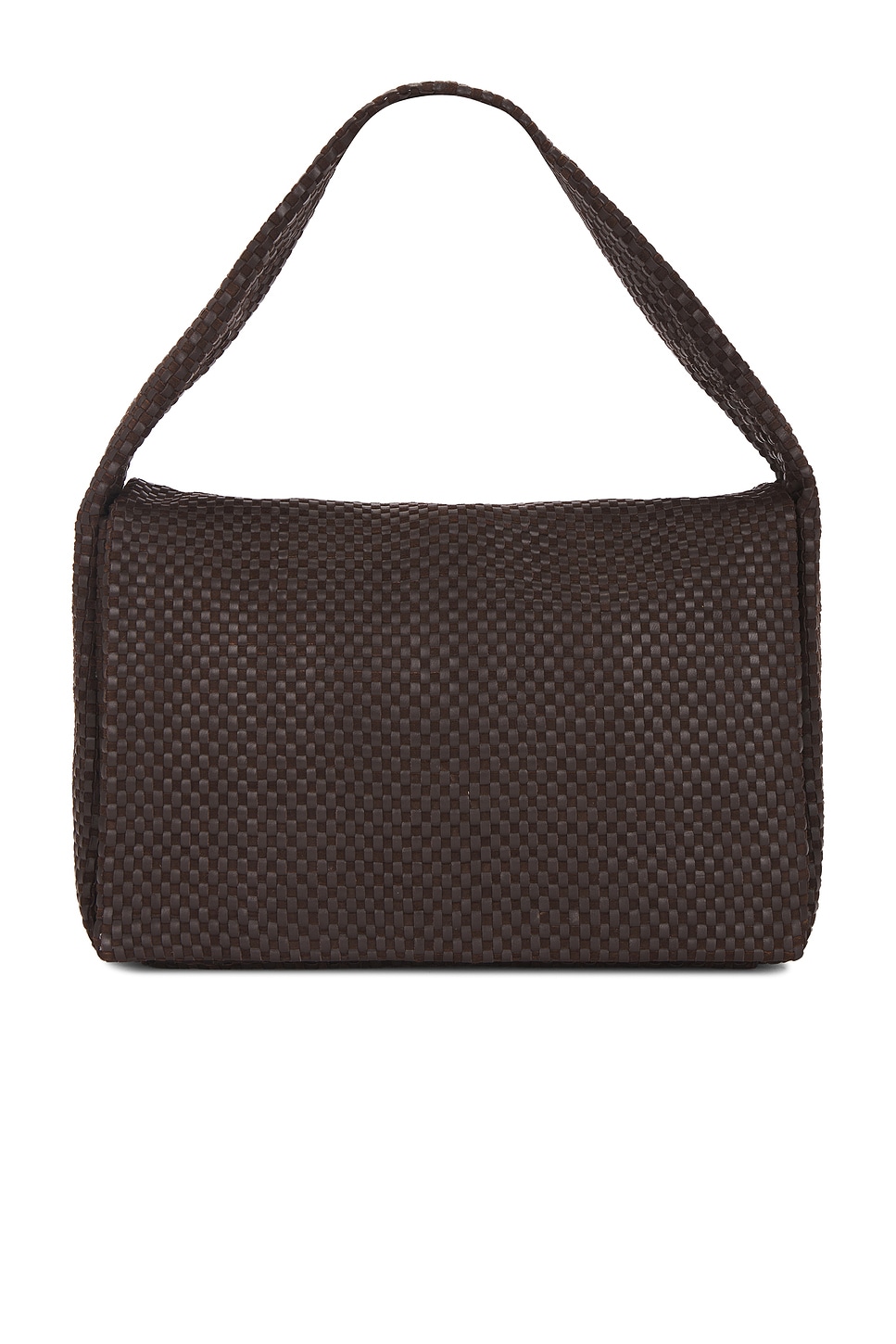 Lattice Everyday Satchel Bag in Chocolate