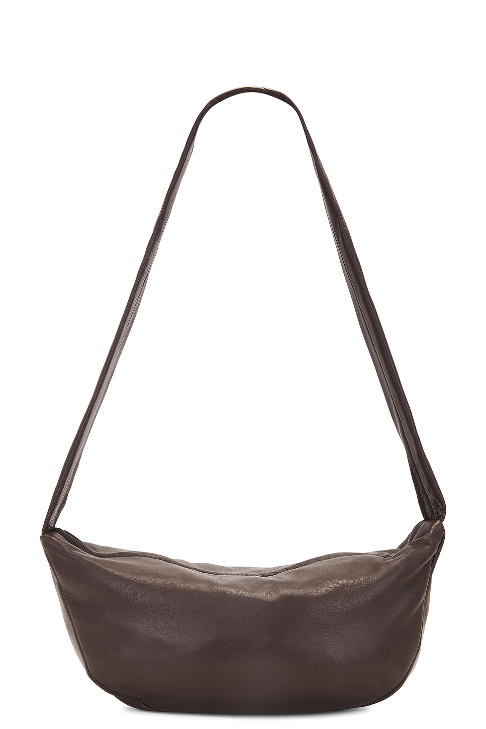 Soft Crescent Bag in Chocolate