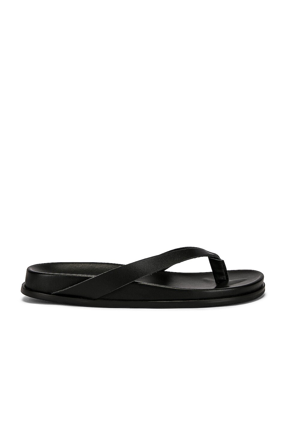 St. Agni Flip Flop Sandal in Black | FWRD