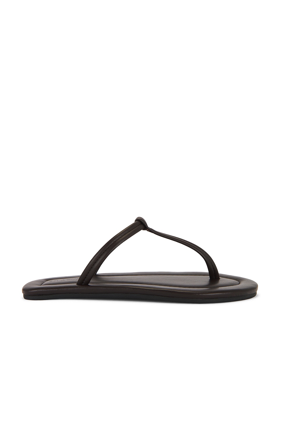 T Slide Sandal in Chocolate