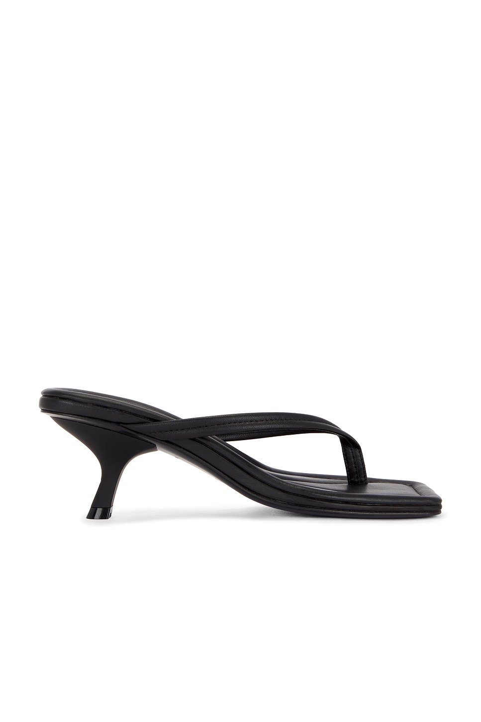 Image 1 of St. Agni Thong Detail Heel in Black
