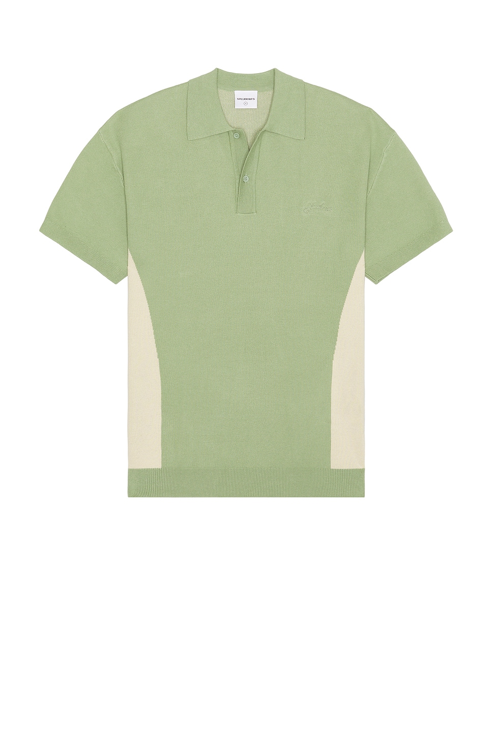 Newton Knit Polo Sweater in Mint