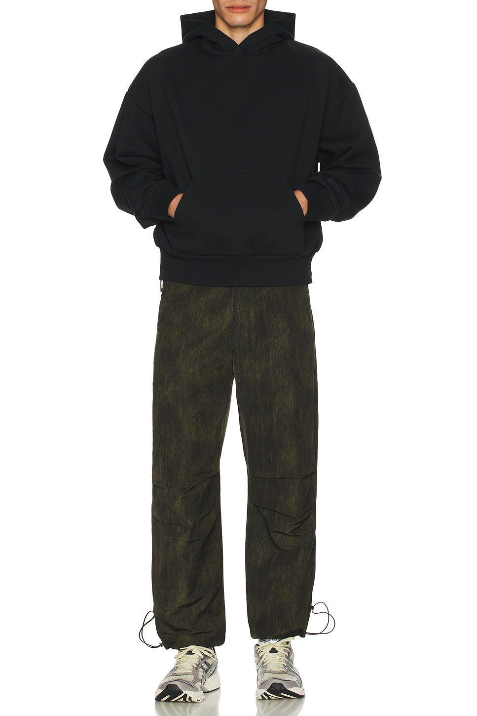 Image 1 of Students Golf Big Sky Parachute Nylon Pants in Military