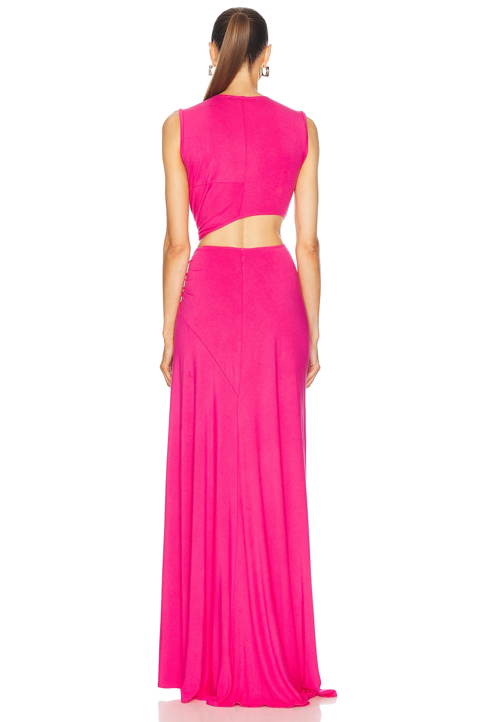 Image 4 of Sid Neigum Triple Loop Knit Dress in Light Pink