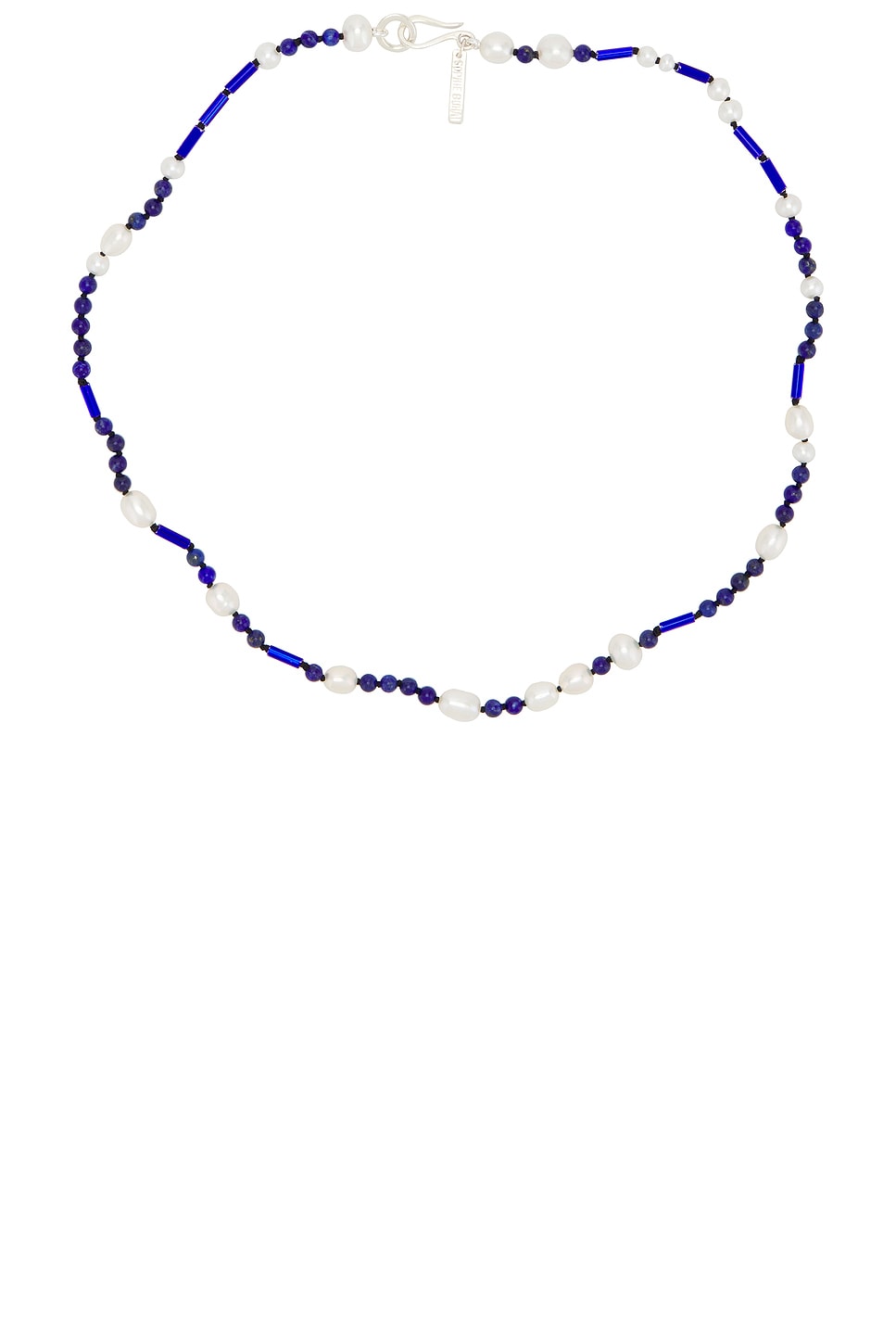 Image 1 of SOPHIE BUHAI Nile Necklace in Lapis, Czech Glass, Freshwater Pearls, & Sterling Silver