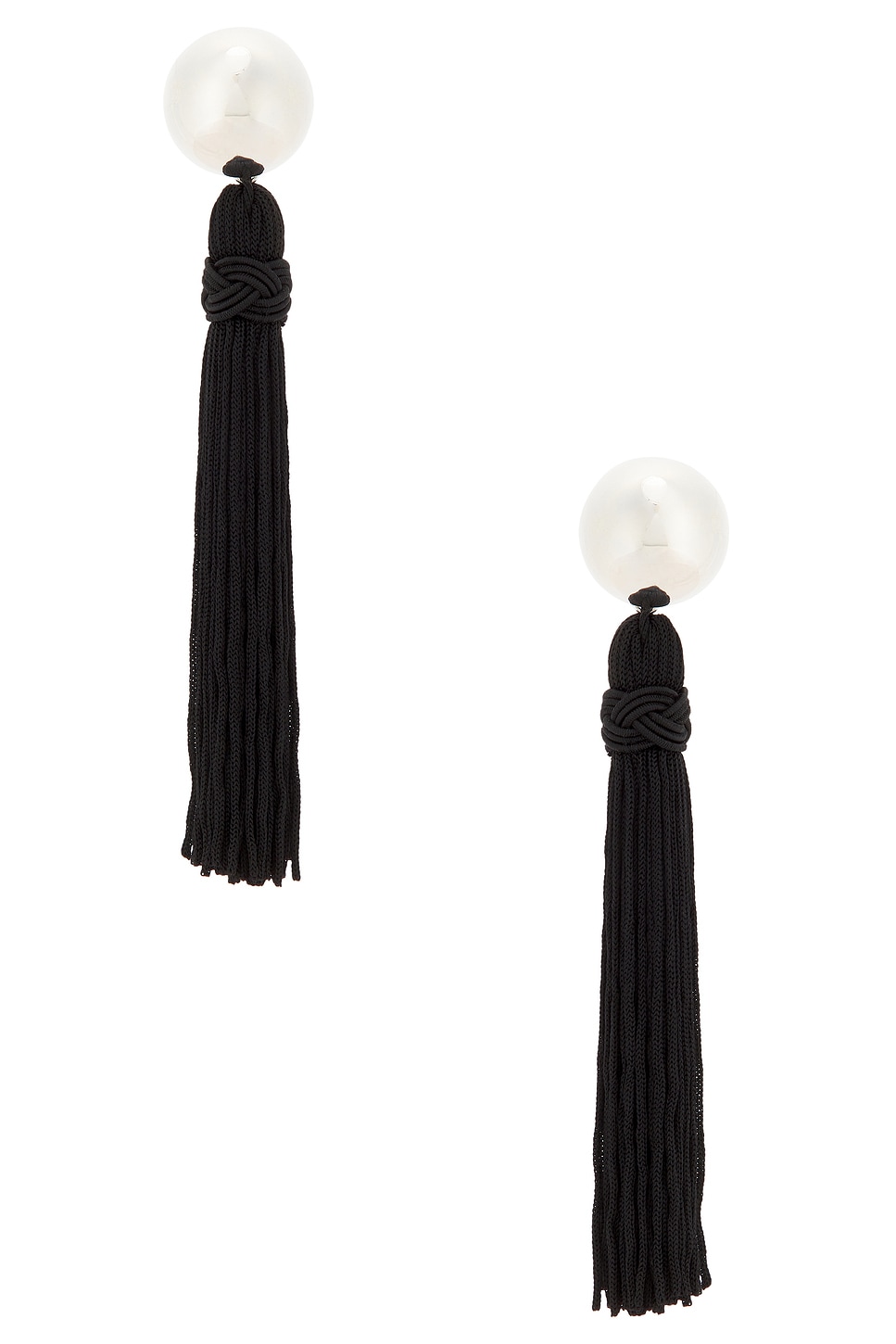 Image 1 of SOPHIE BUHAI Venetian Tassel Earrings in Sterling Silver & Nylon
