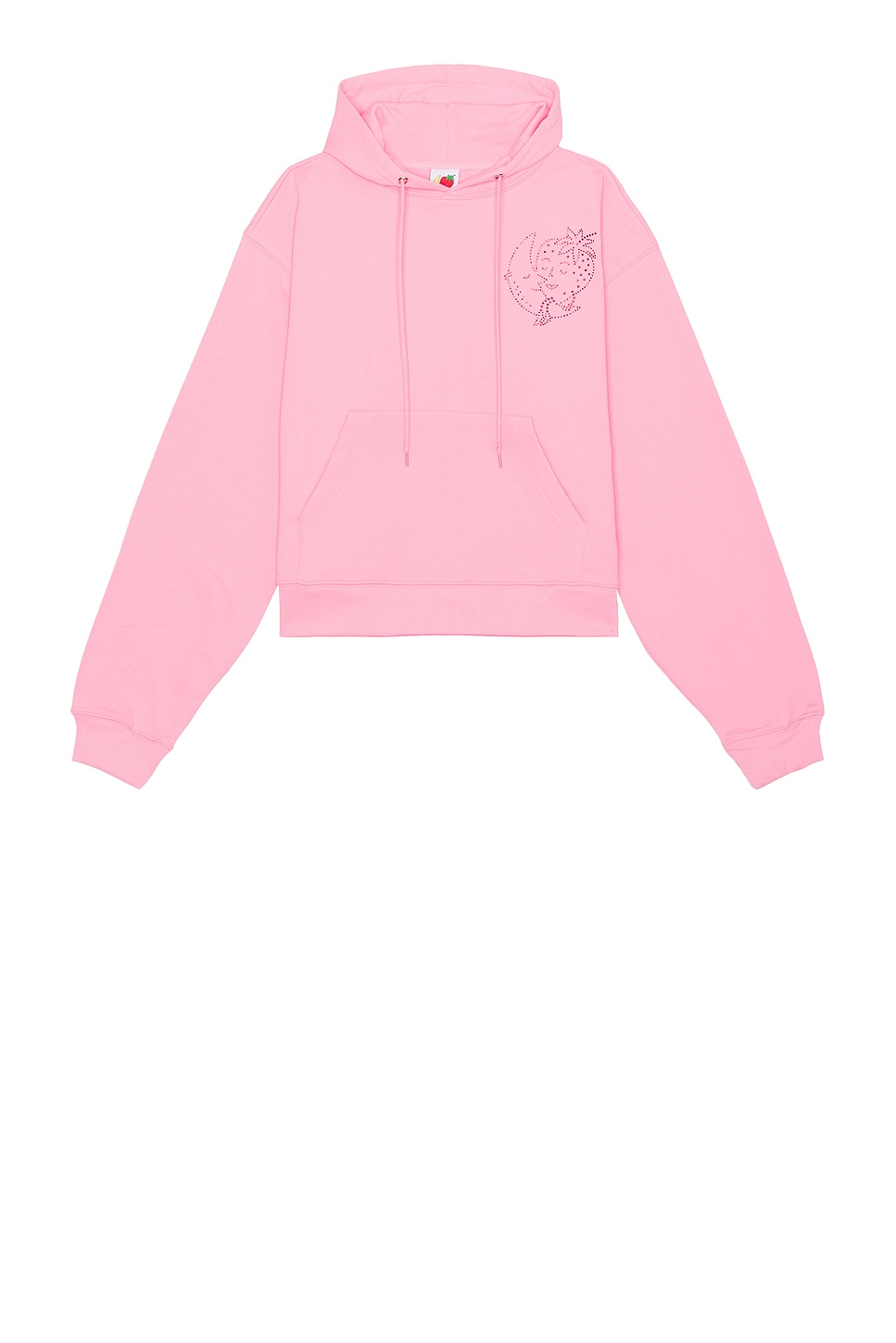 Bedazzled Hoodie in Pink