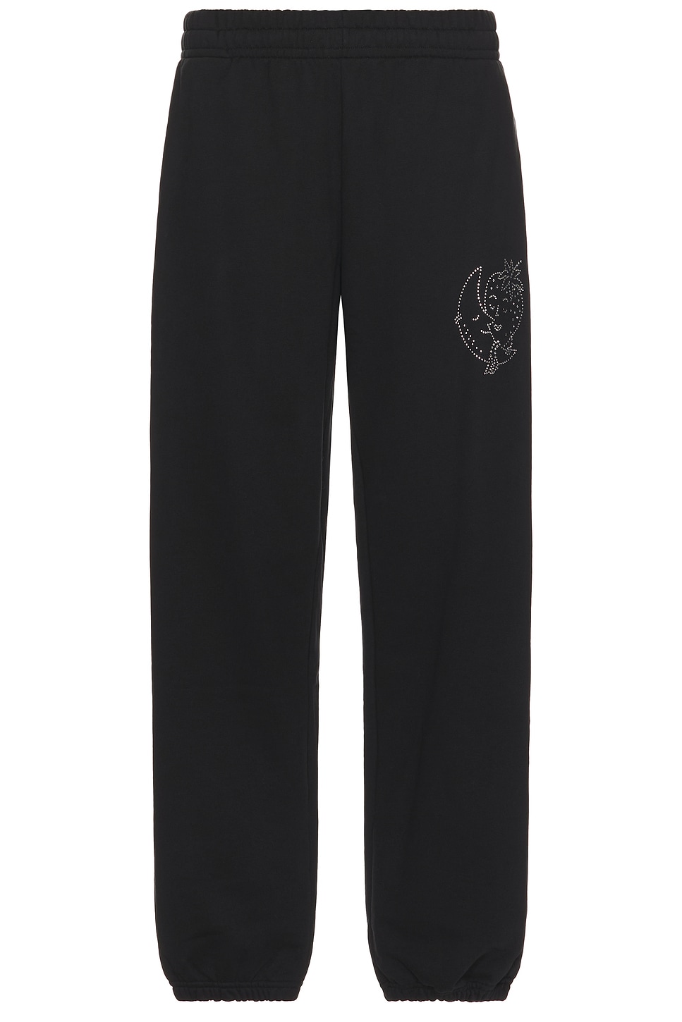 Bedazzled Sweatpants in Black