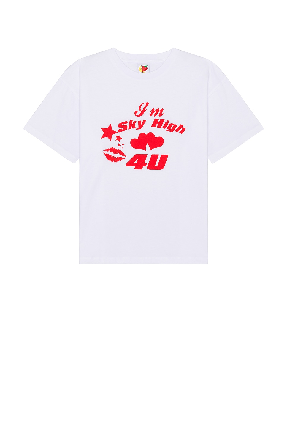 Sky High 4 U T Shirt in White