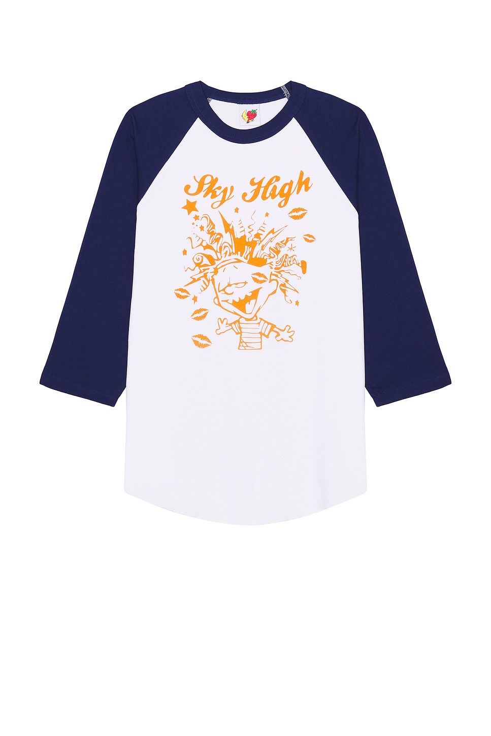 Image 1 of Sky High Farm Workwear Mindblown Baseball Tee Knit in White