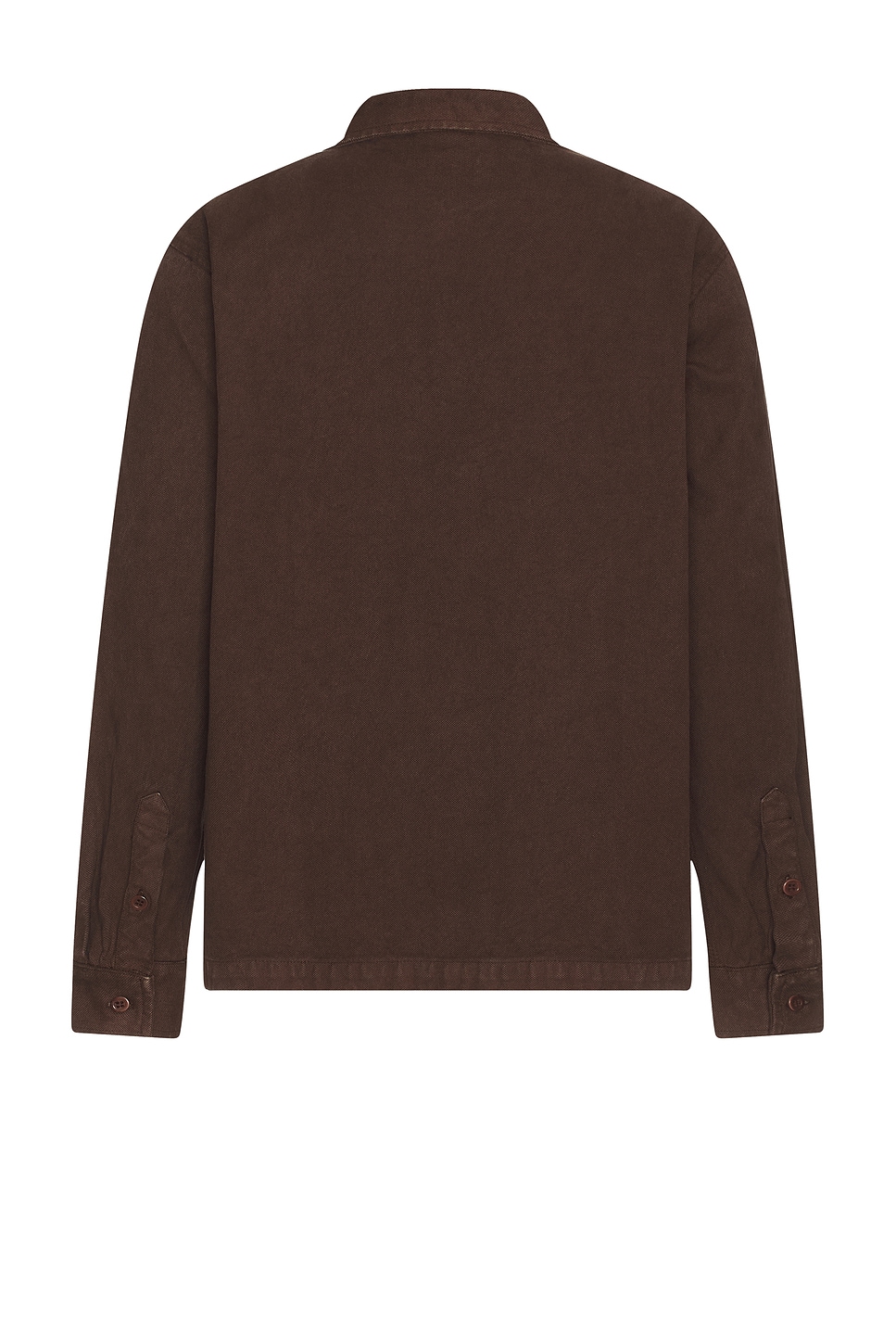 Sky High Farm Workwear Canvas Work Overshirt Woven In Burgundy