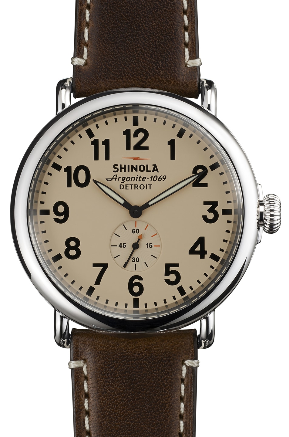 Image 1 of Shinola The Runwell 47mm in Brown & Cream