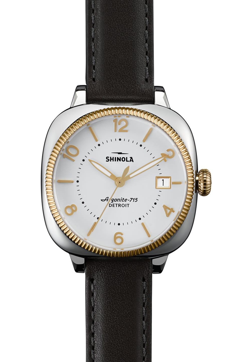 Image 1 of Shinola The Gomelsky 36mm in Gray & White