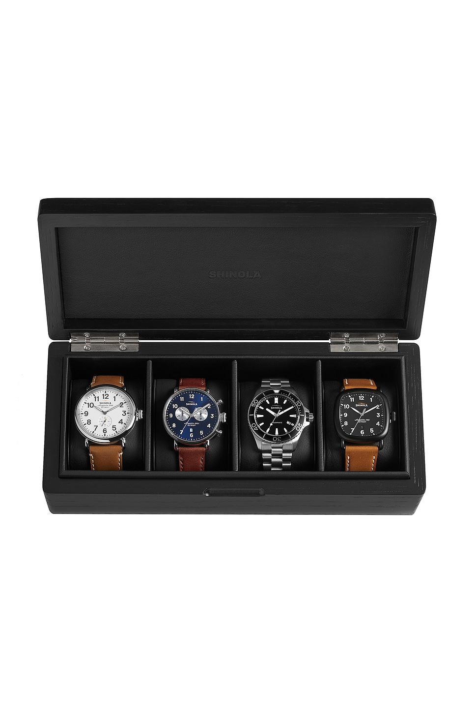 Shinola Watch Collector's Box In Brown