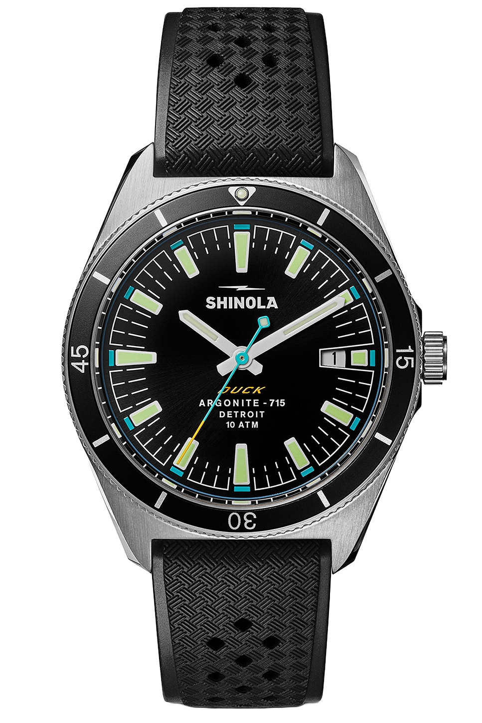 Shinola Duck 40mm Watch in Black 595$