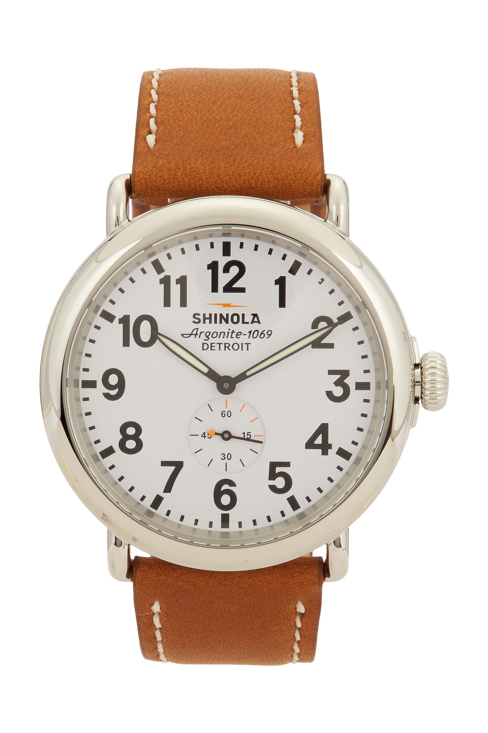 Runwell 47mm Watch in Brown