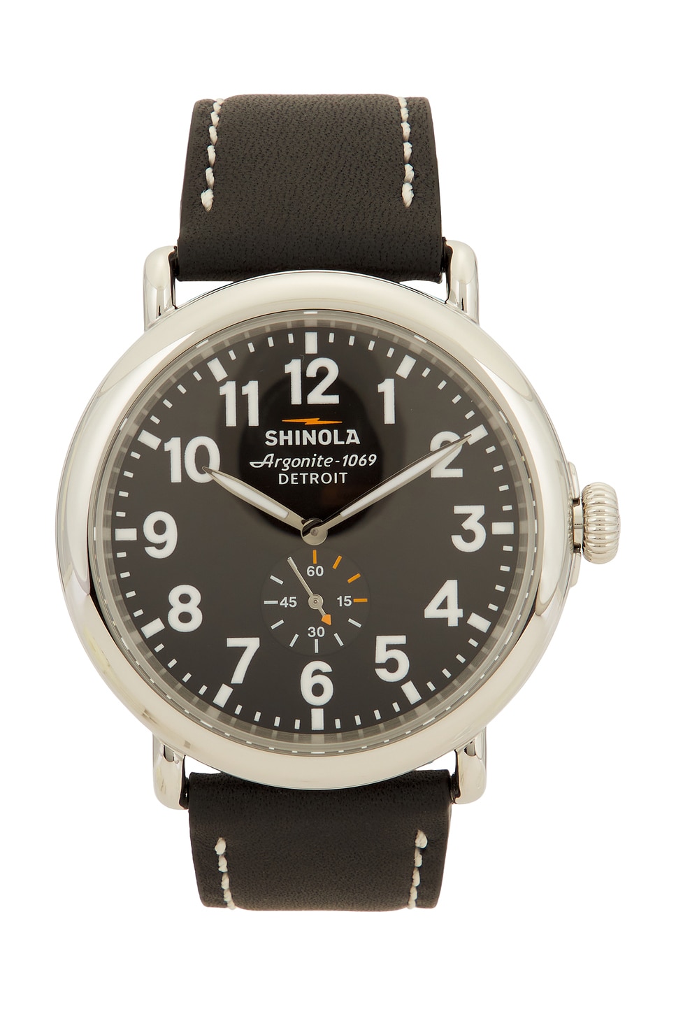 Runwell 47mm Watch in Black