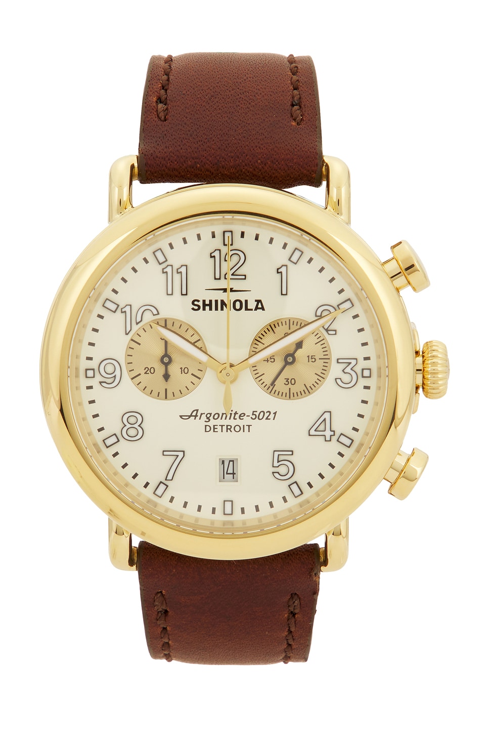 Runwell Chronograph 41mm Watch in Brown