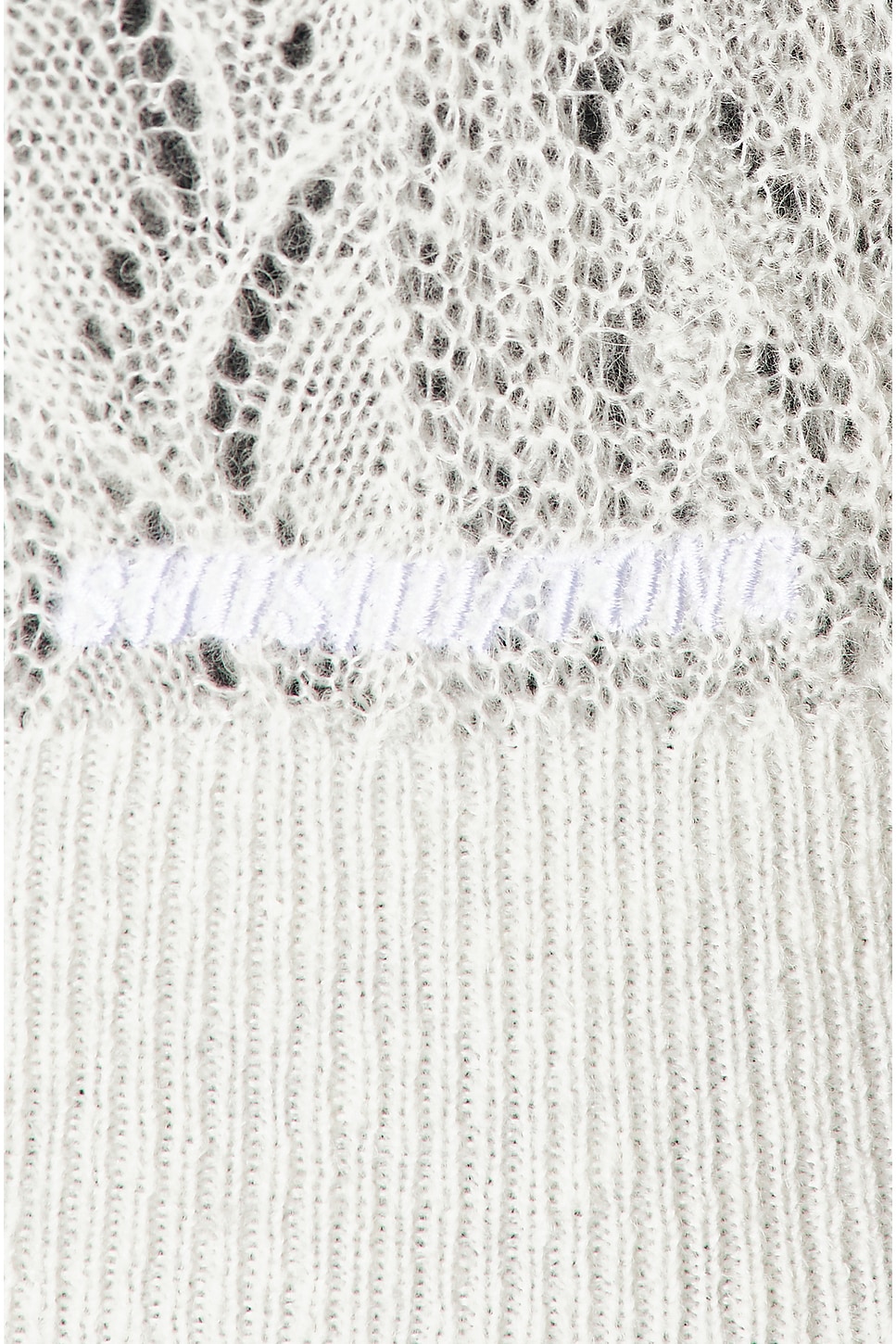 Shushu/Tong Short Sleeve Knit Top in white | FWRD