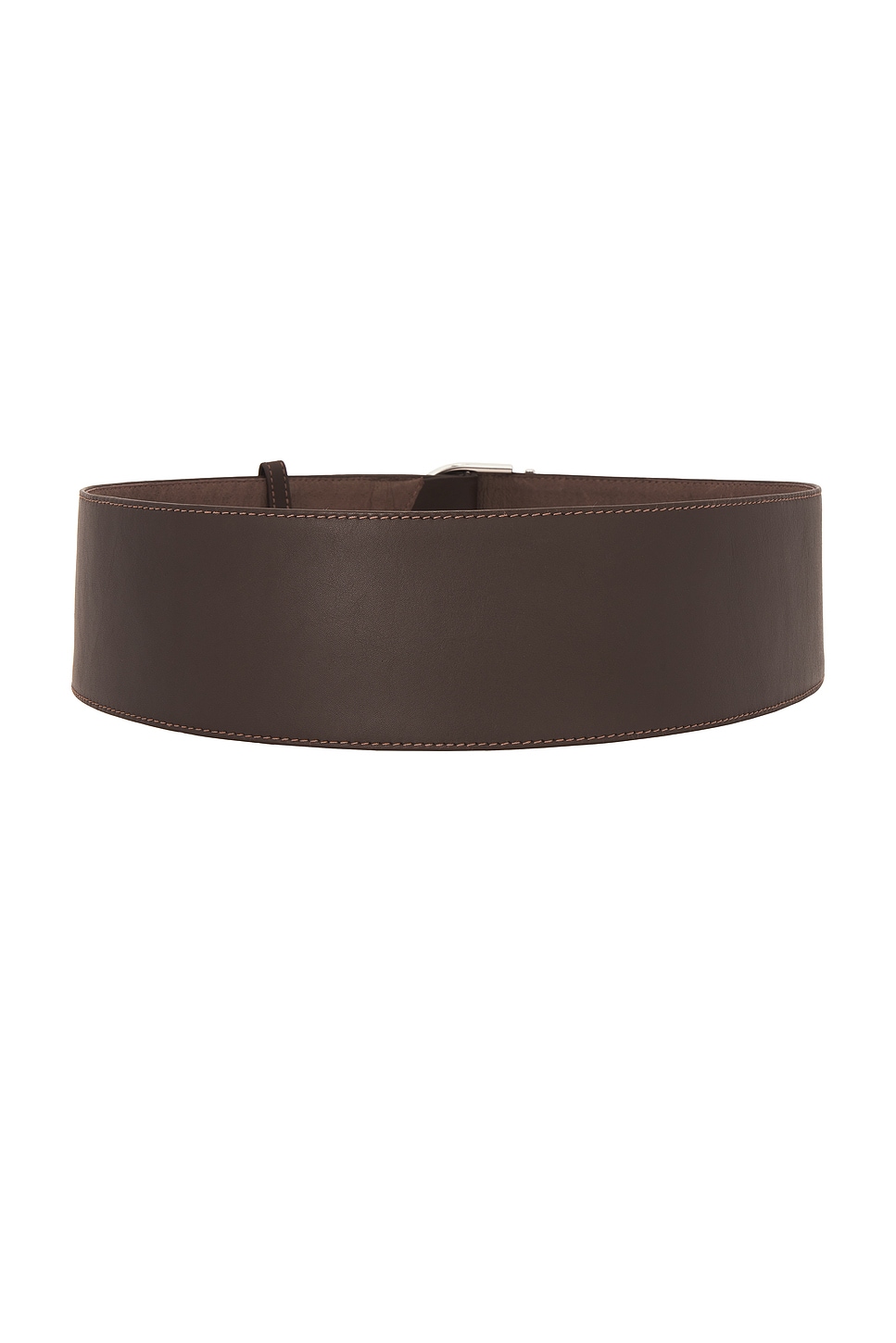 Sir Rocco Wide Leather Belt In Brown