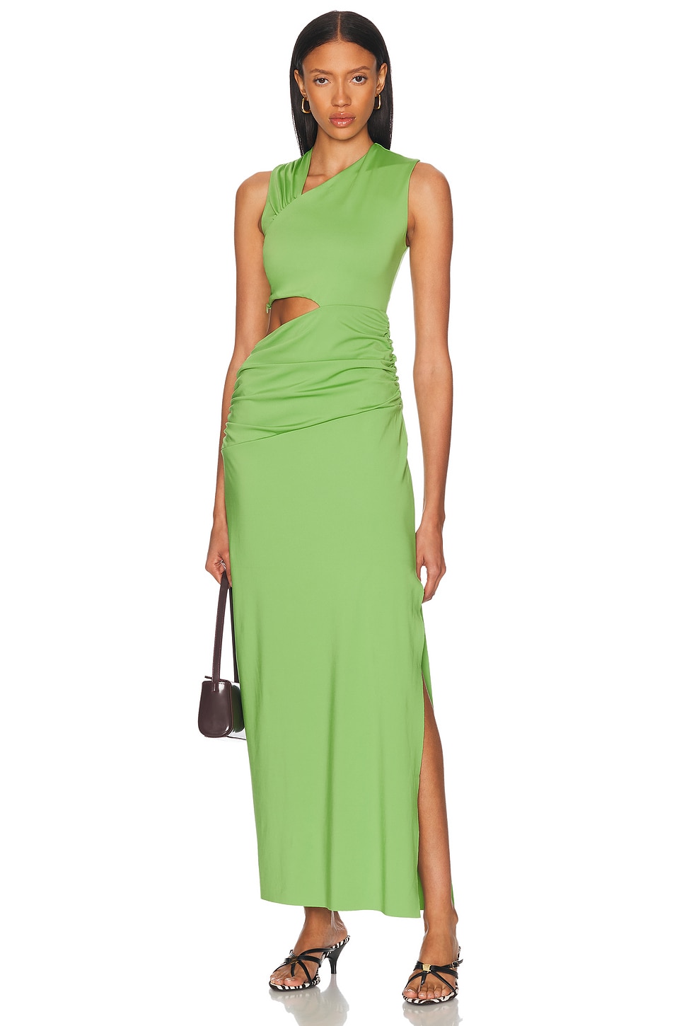 Image 1 of SIR. Elm Cut Out Gown in Apple