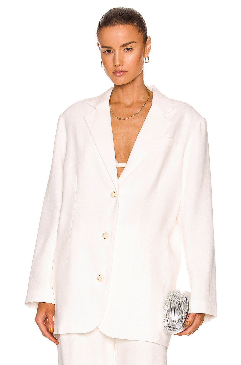 Image 1 of SIR. Clemence Blazer in Ivory