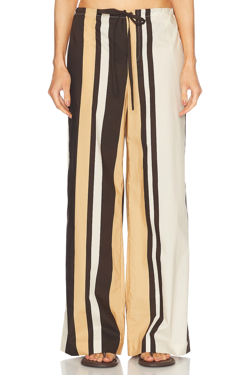 Image 1 of SIR. Savanna Relaxed Pant in Catina Stripe