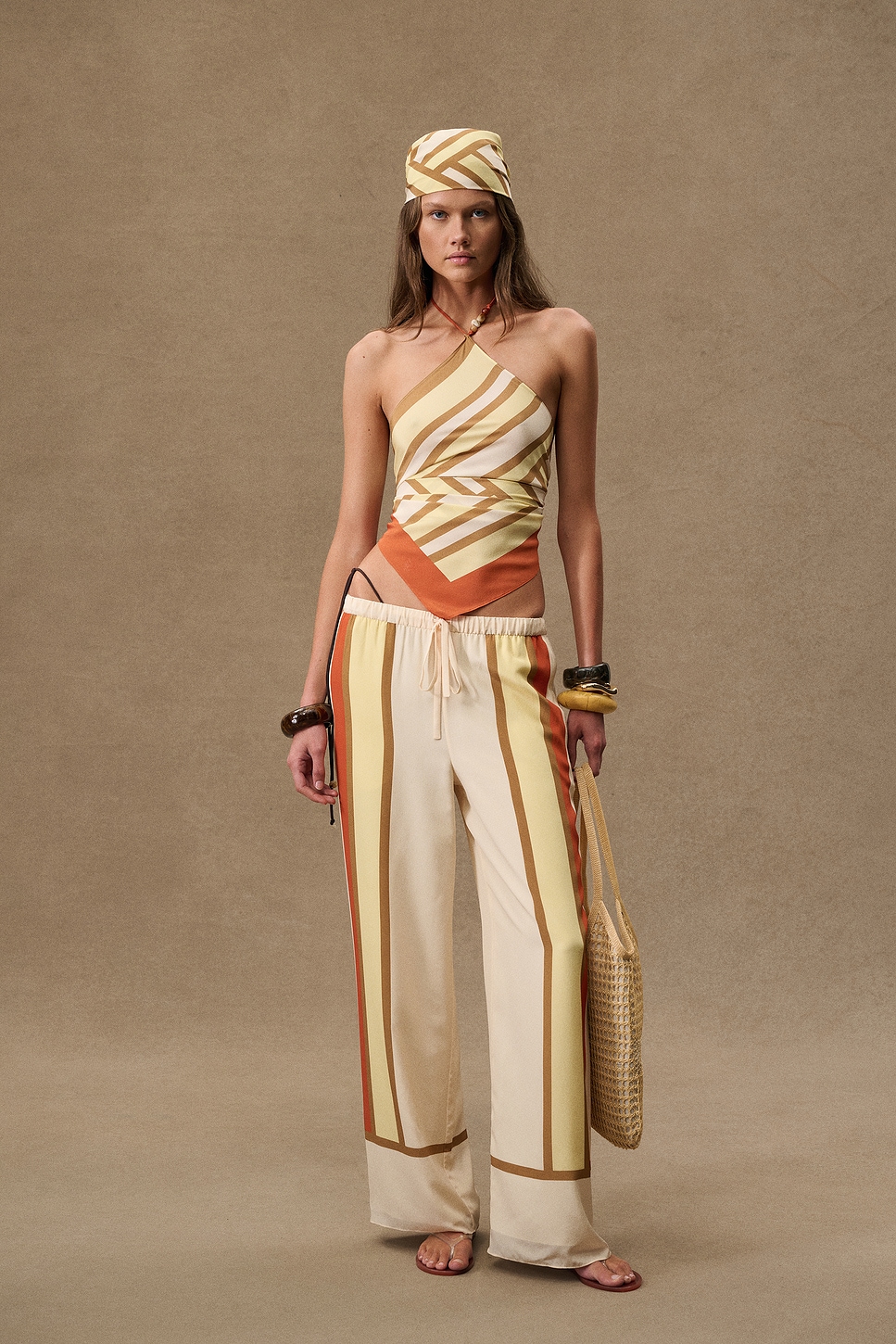 Image 1 of SIR. For Fwrd Isola Pant in Isola Stripe