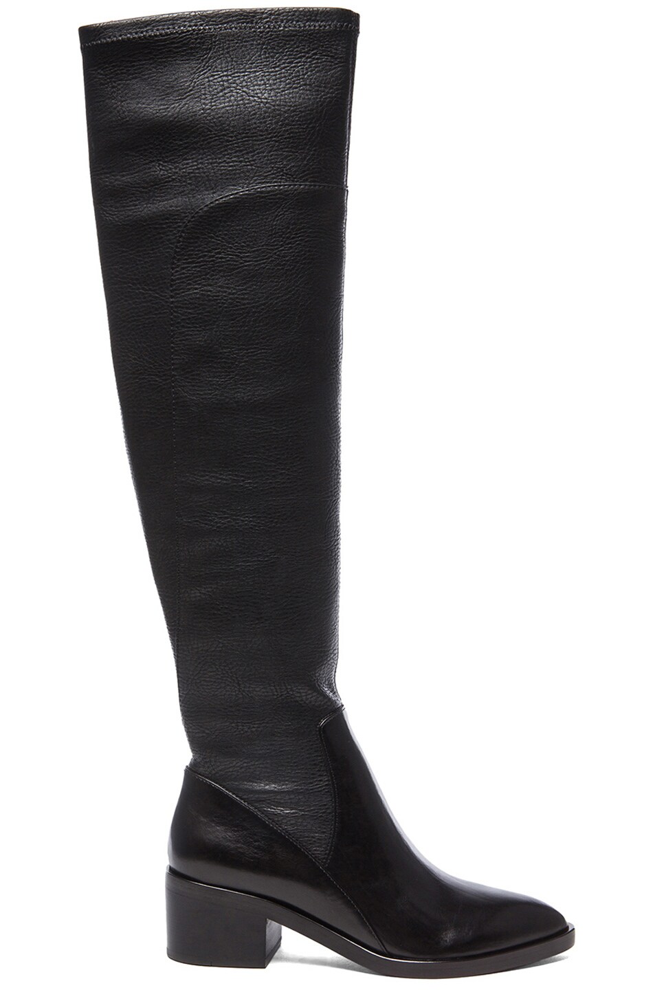 Image 1 of Sigerson Morrison Solita 3 Leather Boots in Black