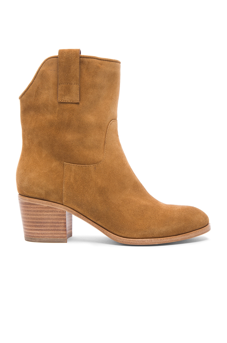 Image 1 of Sigerson Morrison Kimmy Suede Boots in Caramel