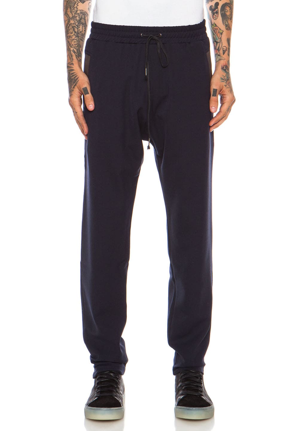 Image 1 of SILENT DAMIR DOMA Panthe Track Trouser in Blue Sapphire