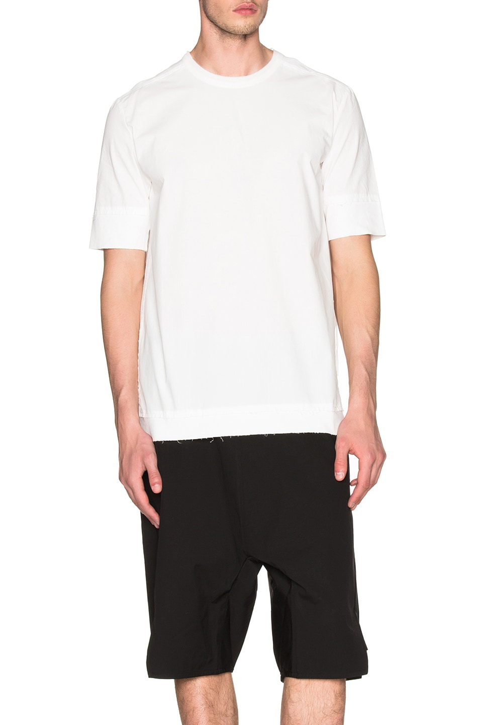 Image 1 of SILENT DAMIR DOMA Tayge Poplin Tee in Off White