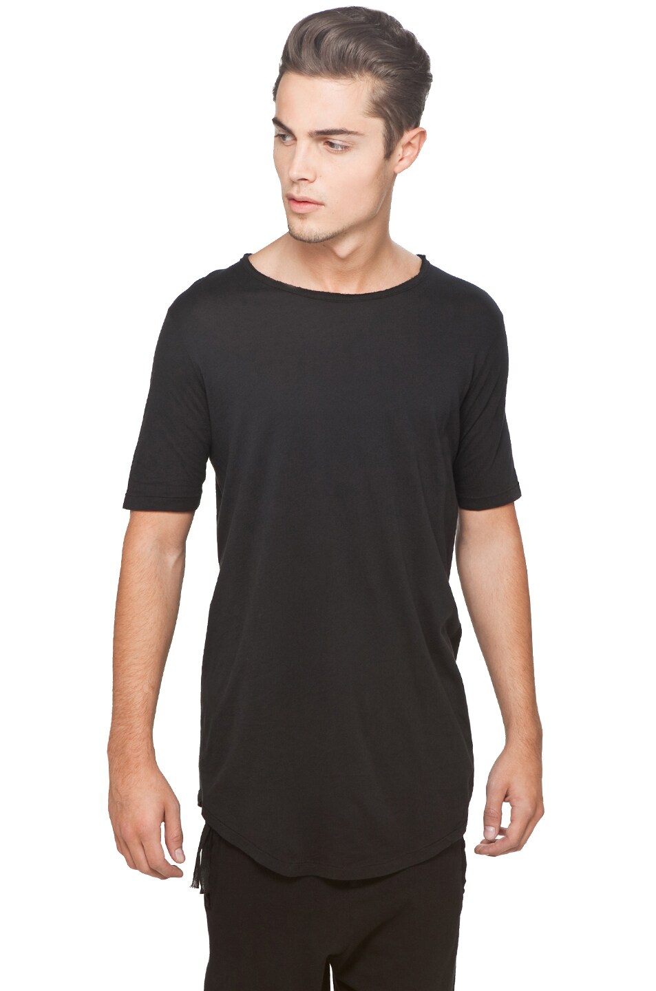 Image 1 of SILENT DAMIR DOMA Tracti Basic Tee in Onyx