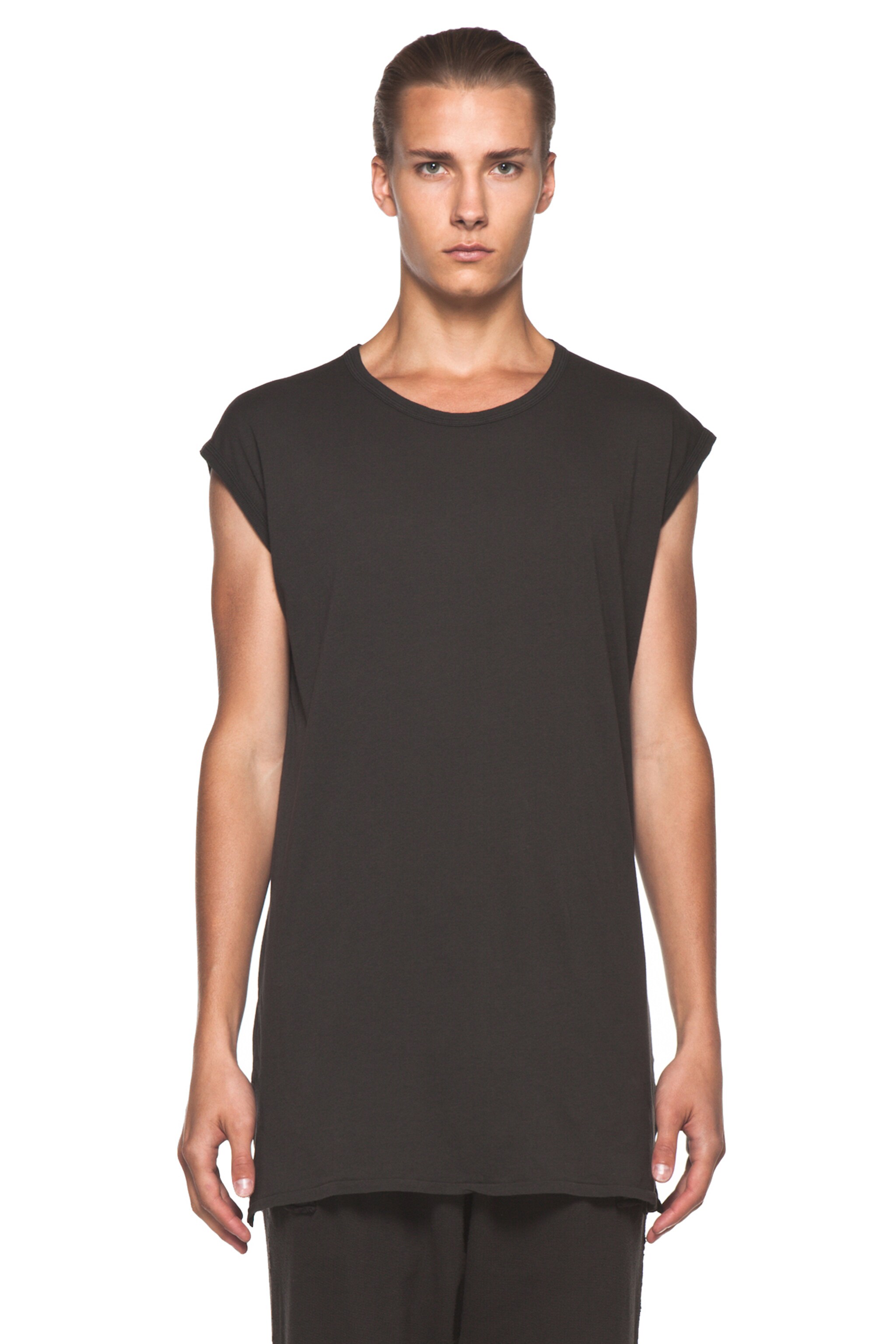 Image 1 of SILENT DAMIR DOMA Sleeveless Tee in Ashes