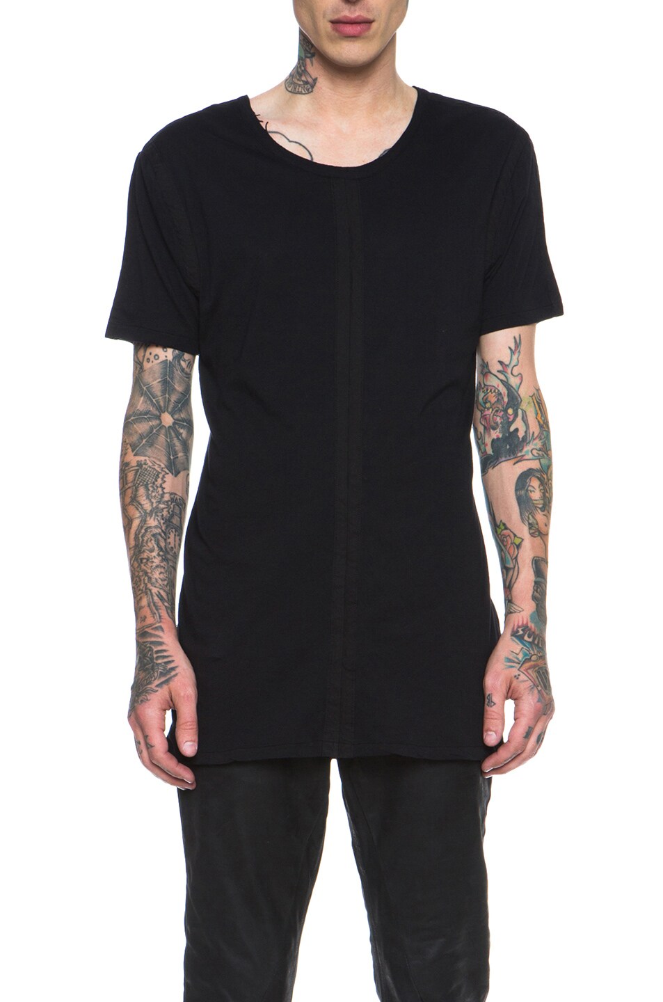 Image 1 of SILENT DAMIR DOMA Panel Tee in Black