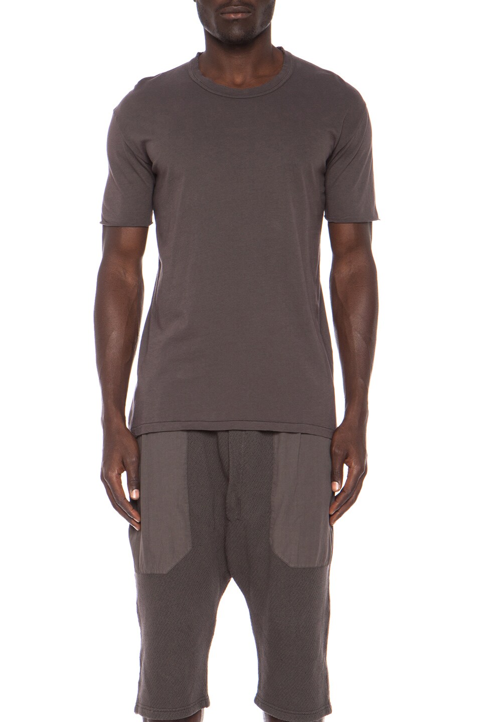 Image 1 of SILENT DAMIR DOMA Tari Cotton Tee in Ashes
