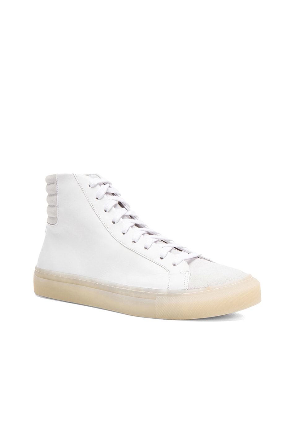 Image 1 of SILENT DAMIR DOMA Fulmar High Top Sneakers in Off White