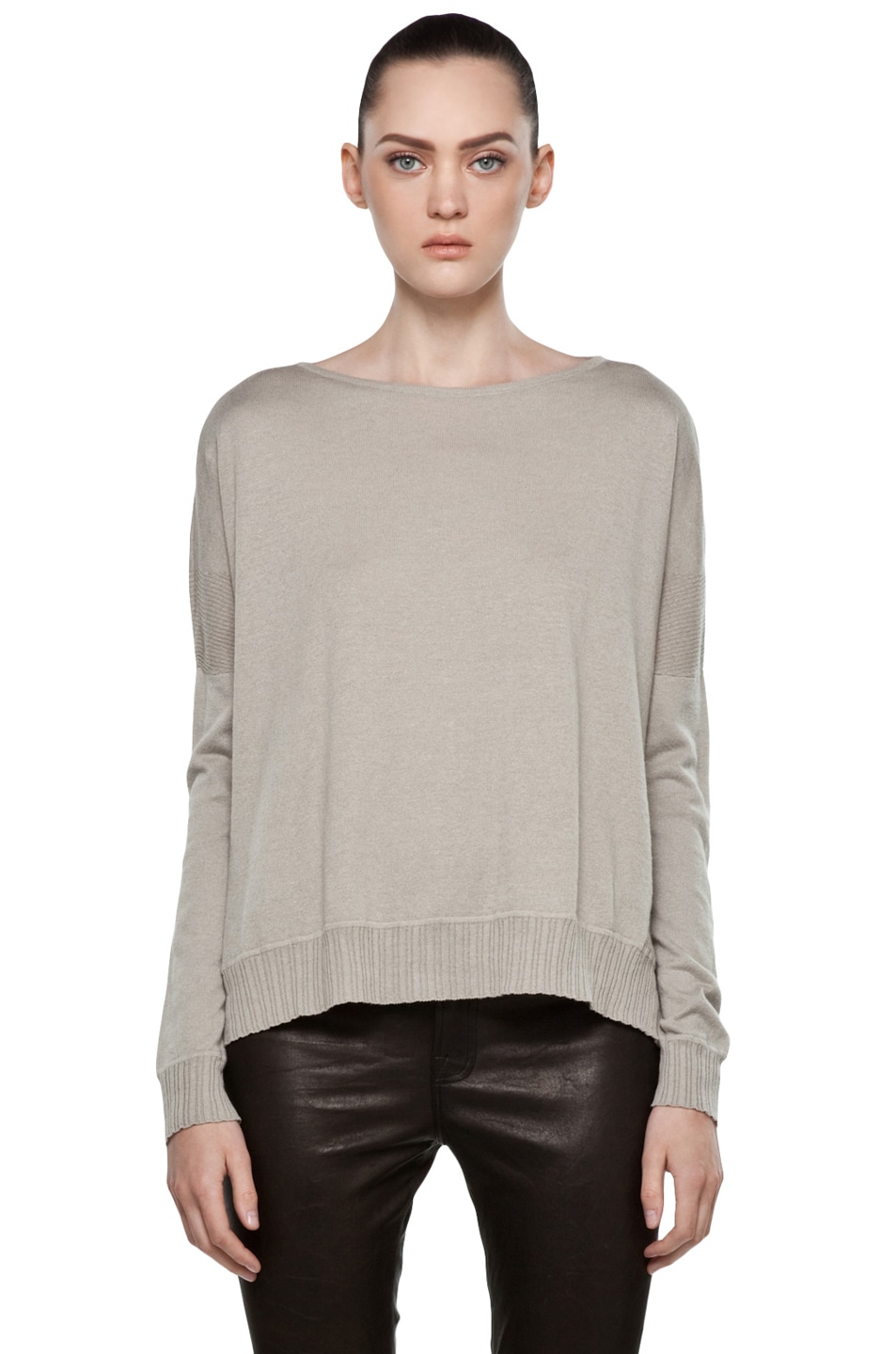 SILENT DAMIR DOMA SILENT by Damir Doma Kasay Cropped Sweater in Silent ...