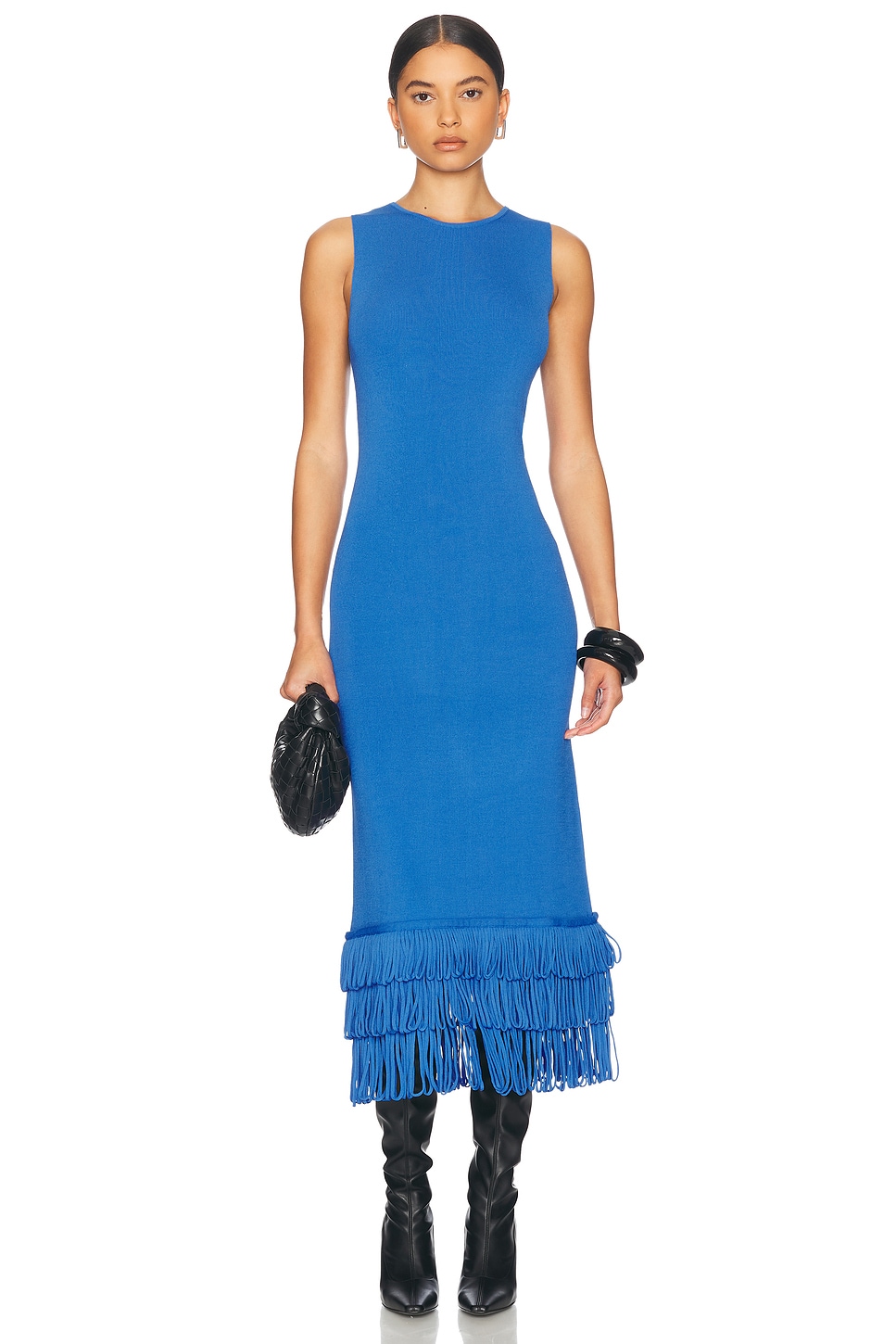 SIMONMILLER Albers Knit Dress in Blue