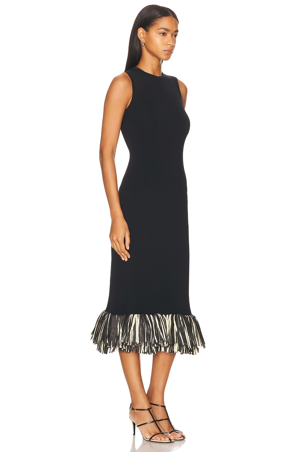 Simonmiller Boa Knit Raffia Dress