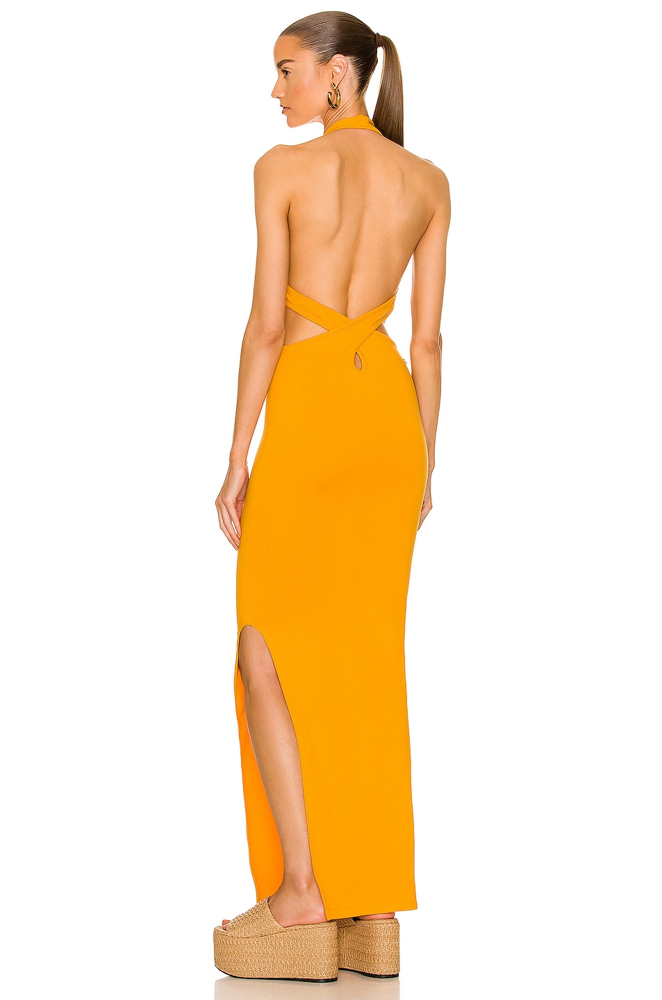 Image 1 of Simon Miller Blim Dress in Sunset Orange