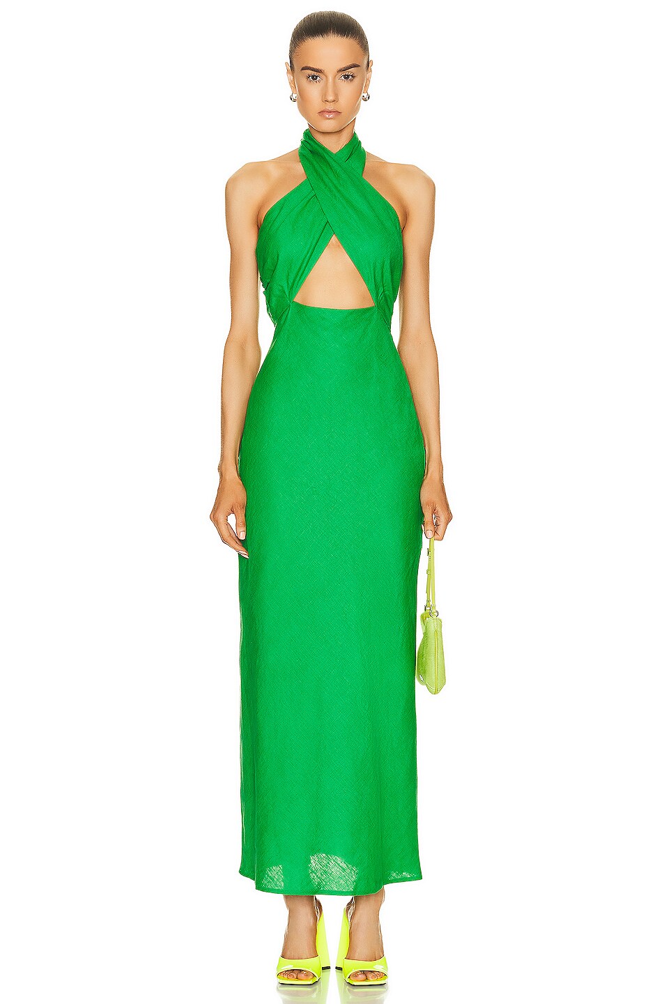 Image 1 of Simon Miller Yabba Dress in Gummy Green