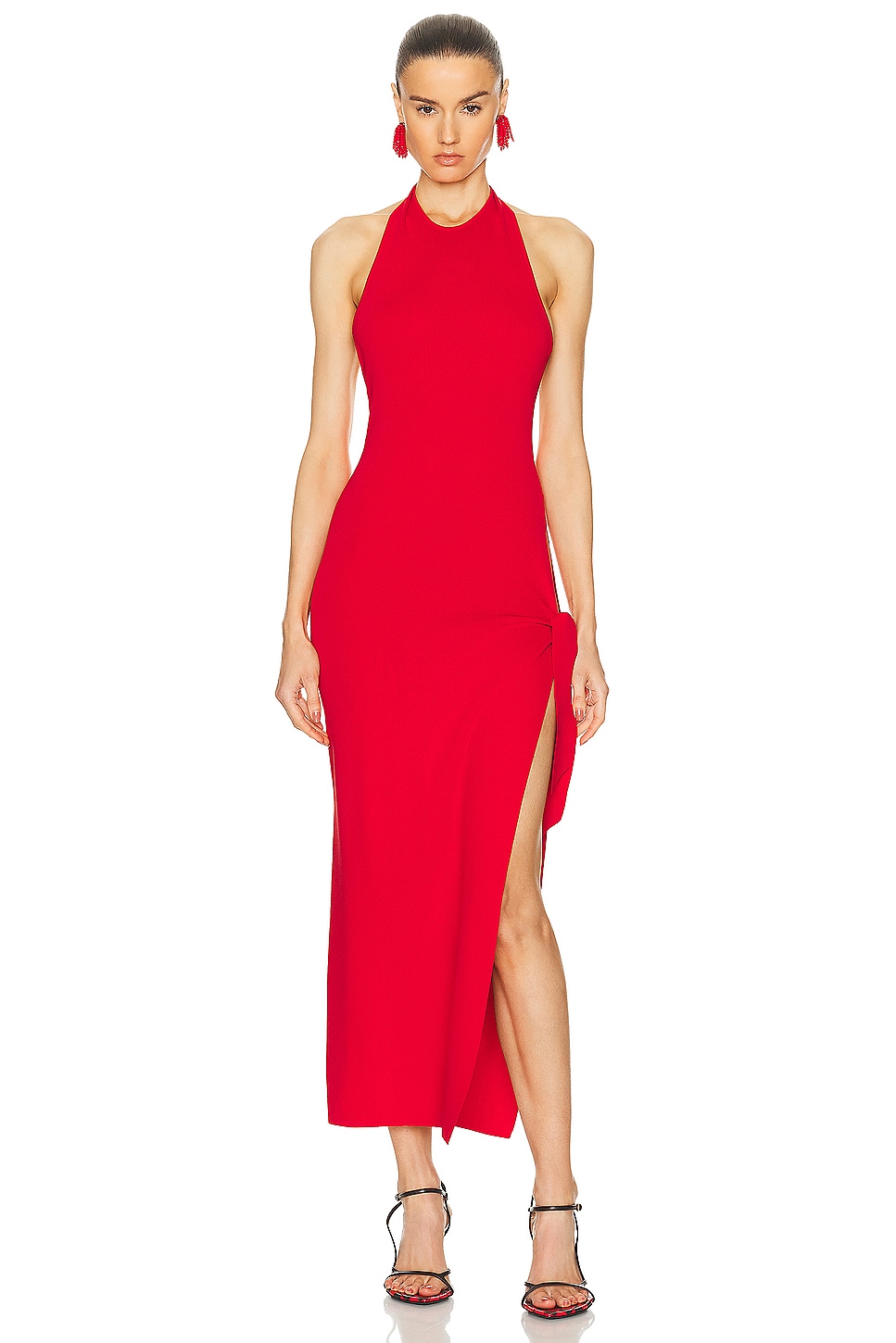 Image 1 of Simon Miller Junjo Knit Dress in Retro Red