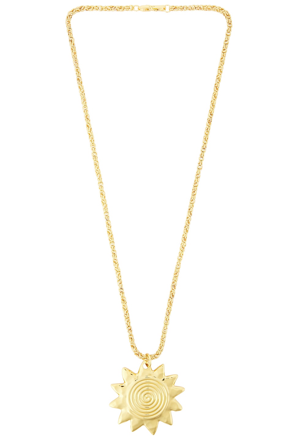 SIMONMILLER Sun Necklace in Metallic Gold